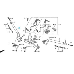 53100KTYD30  Steering Handle Right Honda CBR-125 '04-'10