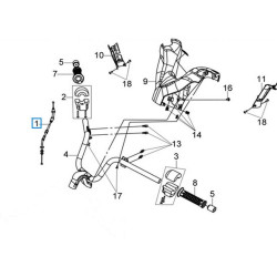 17910LVA004  Throttle Cable Sym Joyride-200 EFI Evo