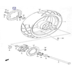 6921106G00  Δισκόπλακα Οπίσθια Suzuki DL-650-1000 V-Strom