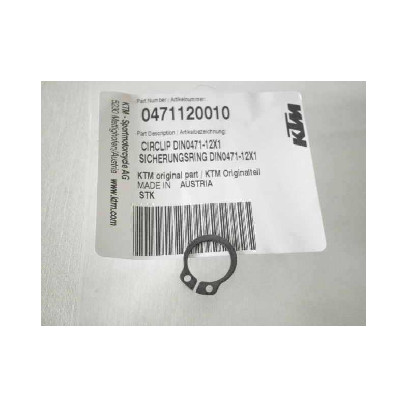 0471120010  Circlip 12X1 KTM LC4 640