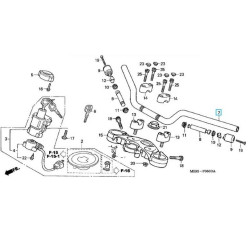 53100MERD00  Steering Handle CBF-600 '04-'05