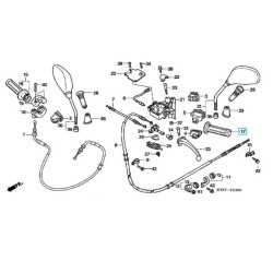 53166GW2000  Χειρολαβή Αριστερή Honda SH-125-150