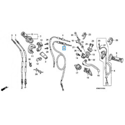22870KRN000  Clutch Cable Honda CRF-250R '04-'07