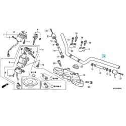 53100MFGD01  Τιμόνι Honda CB-600 Hornet '07-'13