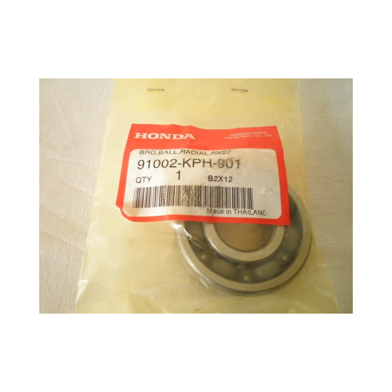 91002KPH901  Crankshaft Bearing Left Honda ANF-125 Innova