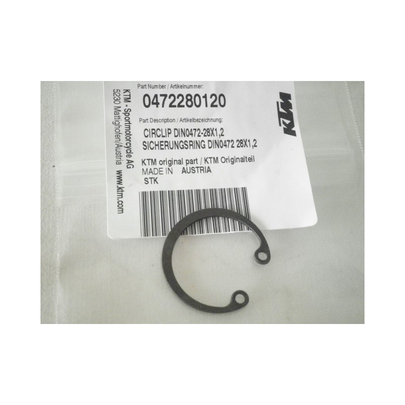 0472280120  Circlip Din0472-28x1,2 KTM LC4 640