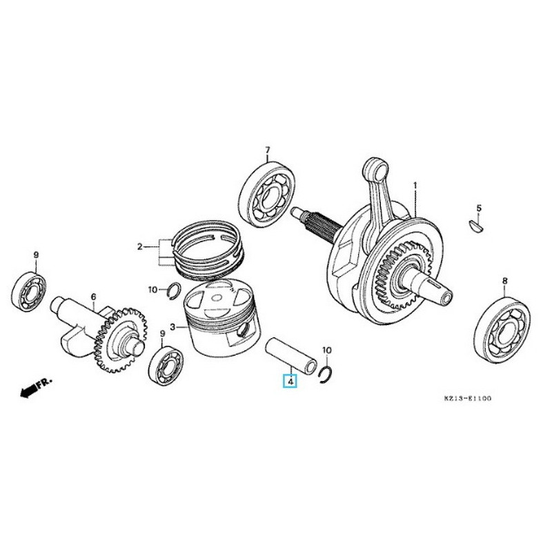 13111KK0000  Piston Pin Honda XR-250 