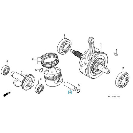 13111KK0000  Πείρος Πιστονιού Honda XR-250 