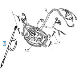 44830X3A001  Speedometer Cable SYM Symphony 150 SR