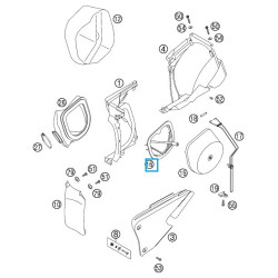 54806016000  Βάση Φίλτρου Αέρος ΚΤΜ EXC-SX '04-'07