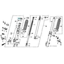 91254KA4831  Dust Seal Honda XRV-750 Africa Twin XR-600 