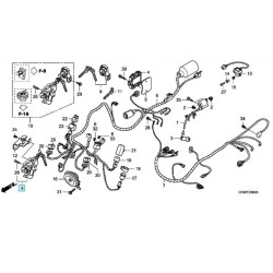 35012GFMB11  Κεντρικός Διακόπτης Honda NHX-110 i Lead 