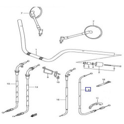 5820026F01  Ντίζα Συμπλέκτη Suzuki VL-125-250 Intruder 