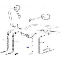 5841026F00  Ντίζα Τσοκ Suzuki VL-125-250 Intruder 