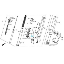 51490KZ3821  Fork Oil Seal Set Honda CRM-250 '91-'93