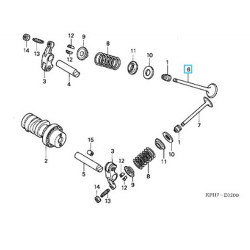 14711KPH900  Intake Valve Honda ANF-125 Innova
