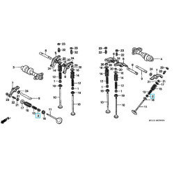 12209413003  Τσιμούχα Βαλβίδας Honda XLV-XRV