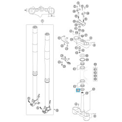 77701084000  O-Ring Support W.Sealing Lip KTM EXC-SX-LC 4-Adventure