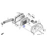 17210KRJ900  Φίλτρο Αέρος Honda FES-125-150 Pantheon 4t.