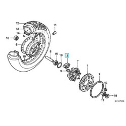 41241KT8000  Rear Wheel Damper Honda VT-400-600 Steed 
