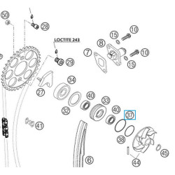 0770291016  O'Ring Αντλίας Νερού KTM EXC-SX 4T '02-'07