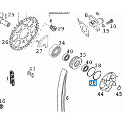 0770230020  O'Ring Αντλίας Νερού KTM EXC-SX 4T '99-'01