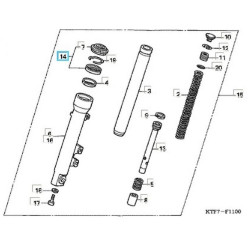 51490KGF902  Fork Oil Seal Set Honda SH-125-150 