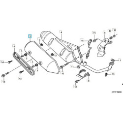 18318KRJ900  Muffler Protector Honda SH-125-150