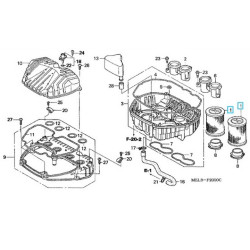17210MEL000  Air Filter Set Honda CBR-1000RR '04-'07