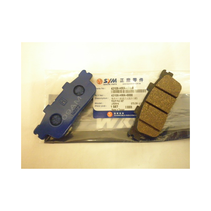 43108HMA000A  Sym Rear Brake Pads GTS-250