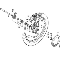 44806KF0000 Γρανάζι Ατέρμονα Κοντέρ XLV/NX 