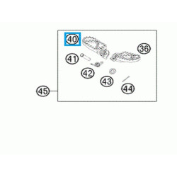 59003041050  Foot Ped Rihgt KTM EXC '00-'02 SX '00-'13