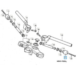 53105MN4010  Αντίβαρο Τιμονιού Honda CBR-600F 