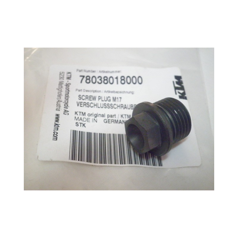 78038018000  Screw Plug KTM EXC-400-450-530 '08-'11