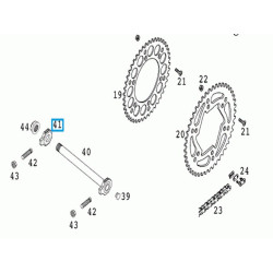 50310084000  Chain Tensioner KTM EXC-SX '00-'14