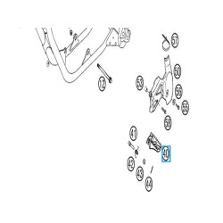 47103040000  Foot Ped Left KTM EXC '00-'02 SX '00-'13