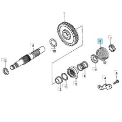28261MK2000  Kick Starter Spring Honda XR-600 