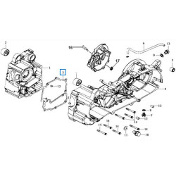 11191H9A000  Crankcase Gasket Sym HD-125-200 Joyride-125-200 