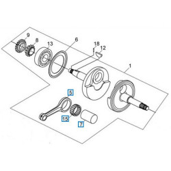 13201HLA000  Μπιέλλα Σετ Sym Joyride-200 EFI HD-200 EFI 