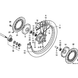 44806MV1003  Honda Speedometer Gear XRV/XLV