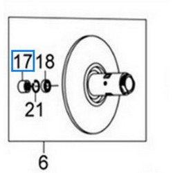91001GY6900M1 Bearing Rear Face Driven Sym HD-Joyride-Symphony
