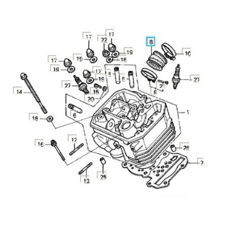 16211MY1000  Εισαγωγή Καρμπυρατέρ Honda XRV-750 Africa Twin '93-'00 