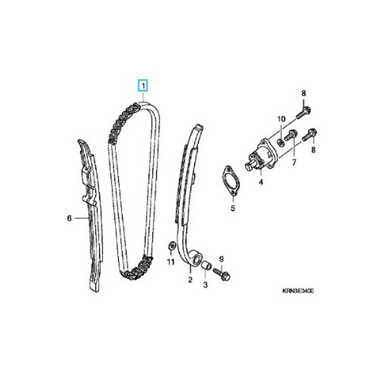14401KRN671  Καδένα Εκκεντροφόρου Honda CRF-250R '04-'09