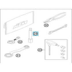 77229072000  Spark Plug Wrench KTM EXC-F SX-F 350