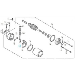 31201MBE008  Καρβουνάκι Μίζας Θετικό Honda CBF-1000 CBR-600 SH-150 
