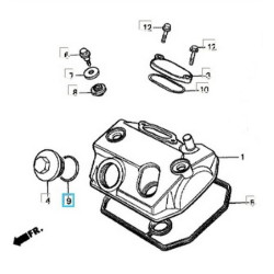 91303MF5003  O'ring Καπακιού Βαλβίδων Εξαγωγής Honda XLV-XRV 