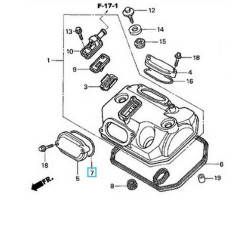 12392HC4005  O'ring Exhaust Valve Cover Honda XL-650V Transalp