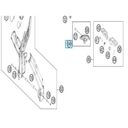 77203053010  Γλύστρα Αλυσίδας Σετ KTM EXC '12-14 SX '11-'14