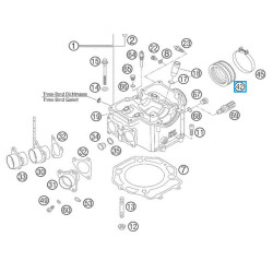 58536044000  Κολάρο Εισαγωγής KTM Duke 640 '04-'06