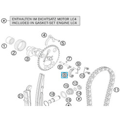 75036015000  Εκκεντρο Αποσυμπιεστή KTM Duke 690
